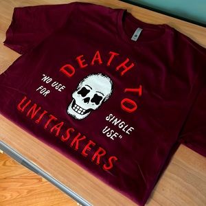 Death to Unitaskers Unisex Shirt Alton Brown Chef
